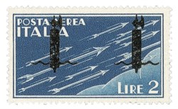 RSI - Verona - 1944 - 2 lire Aerea (P15A)