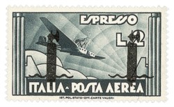 RSI - Verona - 1944 - 2 lire Espresso Aereo (P16)