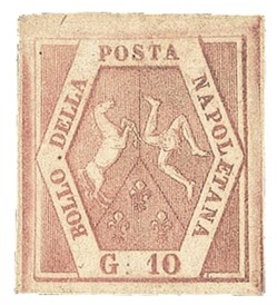 Antichi Stati Italiani - Napoli - 1858 - 10 grana (10 cat.26000)