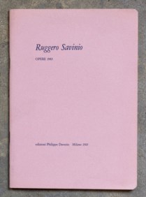 Ruggero Savinio. Opere 1983