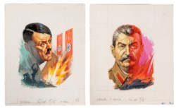 Hitler e Stalin, due illustrazioni