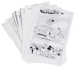 Topolino e l'hobby obbligatorio, storia inedita in 40 tavole