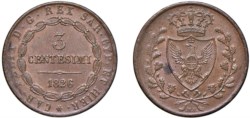 VITTORIO EMANUELE II, Re Eletto (1859-1861) - 3 centesimi, Bologna