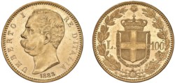 UMBERTO I (1878-1900) - 100 lire 1883