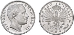 VITTORIO EMANUELE III (1900-1943) - 2 lire 1907