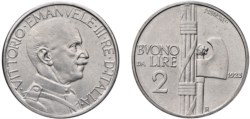 VITTORIO EMANUELE III (1900-1943) - Buono da 2 lire 1923