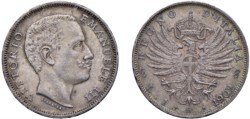 VITTORIO EMANUELE III (1900-1943) - 1 lira 1902