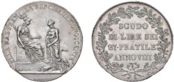 MILANO - REPUBBLICA CISALPINA  (1800-1802) - Scudo da 6 lire