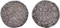 NAPOLI - FILIPPO II (1554-1598) - Carlino, s.d., IBR