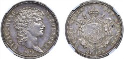 NAPOLI - GIOACCHINO MURAT (1808-1815) - 5 lire 1813