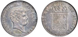 NAPOLI - FERDINANDO II (1830-1859) - 60 grana 1856