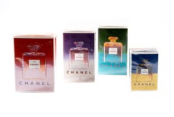 Lot of 4 perfumes Chanel No.5 - Limited Edition by Andy Warhol