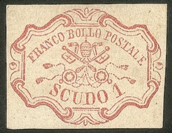 Antichi Stati Italiani - Stato pontificio - 1852 - 1 scudo (11)