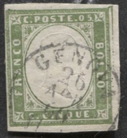 Antichi Stati Italiani - Sardegna - 5 cent (13Bt)