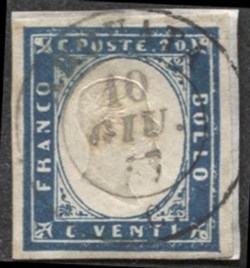 Antichi Stati Italiani - Sardegna - 20 cent (15e)