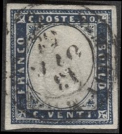 Antichi Stati Italiani - Sardegna - 20 cent (15Ab)