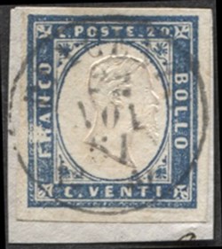 Antichi Stati Italiani - Sardegna - 20 cent (15Dd)