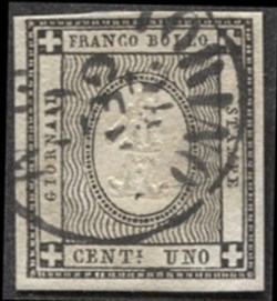 Antichi Stati Italiani - Sardegna - 1 cent (19e)