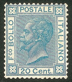 Regno - Vittorio Emanuele II - 1867 - 20 cent Torino (T26)