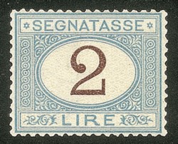 Regno - Segnatasse - 1870 - 2 lire segnatasse (12)