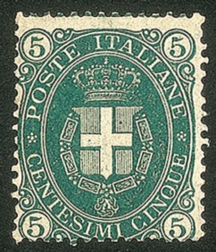 Regno - Vittorio Emanuele II - 1889 - 5 cent Stemma (44)