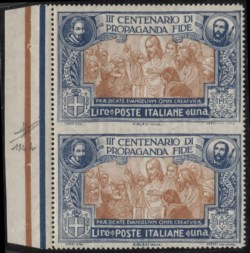 Italia - Regno - Propaganda Fide 1 lira (134h)