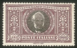 Regno - Vittorio Emanuele III - 1923 - 5 lire Manzoni (156)