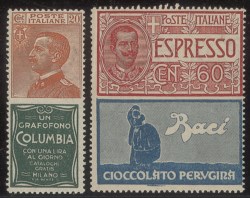 Regno - Vittorio Emanuele III - 1924 - Non Emessi - 20 cent + 60 cent Pubblicitari (20/21)