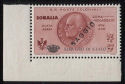 Colonie Italiane - Somalia - 25 lire + 2 lire (S.A. 1)