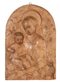 Scuola italiana del secolo XIX - Madonna con bambino