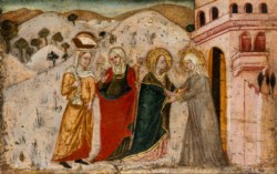 Italian school of the XIV century - The Visitation