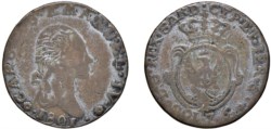 CARLO EMANUELE IV (1796-1800) - 7,6 soldi 1801.