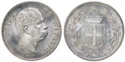 UMBERTO I (1878-1900) - 1 lira 1900.