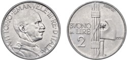 VITTORIO EMANUELE III (1900-1943) - Buono da 2 lire 1924.