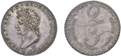 GERMANIA - HANNOVER - GIORGIO IV (1820-1830) - 2/3 Thaler 1824.