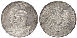 GERMANIA - PRUSSIA - GUGLIELMO II (1888-1918) - 5 marchi 1901.