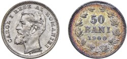 ROMANIA - CAROL I (1881-1914) - 50 Bani 1900.