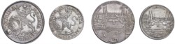 SVIZZERA - ZURIGO - Thaler 1761 e 1/2 Thaler 1756.