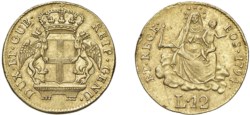 GENOVA - DOGI BIENNALI (III fase, 1637-1797) - 12 lire 1794.